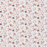Printed Cotton YZOA White / Pink Tones